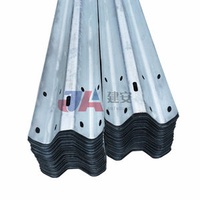 En1317 H1 Steel W Beam Highway Guardrail High Quality Two Wave High Way Guard Rail Armco Galvanized Corrugated Beam Fence