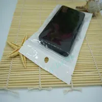 6x22cm 100pcs/lot Front transparent BOPP Pearl film ziplock bag - retail packing pouch, Perlized Film storage book mark zipper lock sack