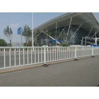 Highway road guardrail crash barrier traffic safety control guardrail balusters tubular security boundary