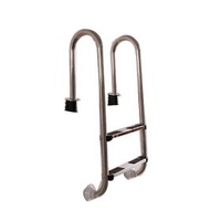 PINO 2 Step Pool Ladder, 304 Stainless Steel with Handrail , Foot Bath Pool Ladders for Above Ground