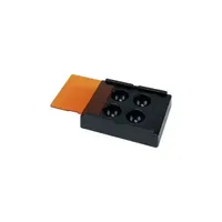 1Pcs Dental Veneer Storage Box Teeth Patch Shading Light Box 4 Holes Membrane Tooth Denture Retainer Molar Box Protector