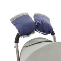 Stroller Push Handle Windproof Gloves For Pushchair Such Stokke Cybex Yoyo Yoya Bugaboo Series Bicycle Handrail Fine Fleece