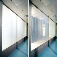 Custom Switchable Privacy Glass Electric Opaque Glass For Windows Doors Shower Enclosures