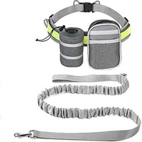 Custom Eco Friendly Professional Waterproof Retractable Multifunctional Handrails Dog Free Leash With Waist Bag