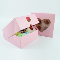 Wholesale With Window Pastry Boxes for Donuts Chocolate Bakery Boxes