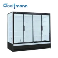 Coolssmann Refrigeration Equipment Pastry Bakery Showcase Cabinet Refrigerator Commercial Glass Door Cake Display Fridge