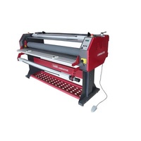 Hot Sales Large Format Pneumatic Hot Bopp Film Hot Laminating Machine Laminator With A3 Cut Function