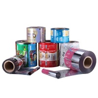 Stock moisture proof plastic bun nuts food candy chocolate bar wrapper printed plastic bopp film bun
