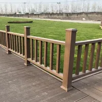 Waterproof Weather Resistant Landscape Commercial and Residential WPC Wood Plastic Composite Handrail