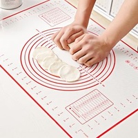 Silicone Pastry Mat Non Stick Large and Thick for Rolling Dough Baking & Tools Kitchen Antistatic 1 Per Kit Sustainable