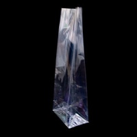 Custom BOPP Bag China Wholesale Side Gusset OPP Bag Square Bottom Cellophane Flat Bag for Bread
