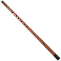 Wooden Flute Flute Vintage Style Flute Chinese Musical Instrument Traditional Dizi Flute with Free Membrane Protector Set ( Key