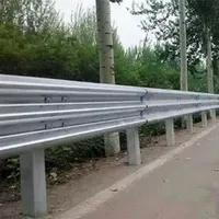Anti-Corrosion Customized Steel Galvanized Three Waves Highway Guardrail for Roadside