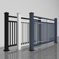 Aluminum Garden Fencing and Balcony Handrail Staircase Aluminum Handrail for Aluminium Stair Handrail Railing