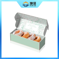 Custom Cardboard Takeaway Food Bakery Donut Pastry Cookie Bread Packaging Box