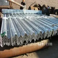 PVC Coating Thrie Wave Beam Svodidla Ocelova Corrugated Guardrail