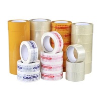 Custom Printed Waterproof Washi Tape Colorful Supply Waterproof Transparent White Sealing Tape Customized Glue Cardboard Sealing Bopp