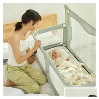Baby Rail Lightweight And Foldable Crib Comfortable Guardrail Bedroom Isolation Anti Fall Bed Er Wx64 Drop Delivery Toys Gifts Toddle Dhufs