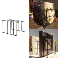 Storage Holders Racks Rak Pajangan Rekor Vinil Logam Penyimpanan Meja Putar Tempat Pameran Berdiri 230328