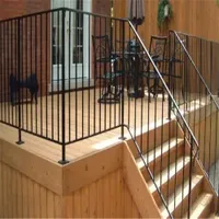 Black White Powder Coated Aluminum Steel Balcony/Stair Handrail