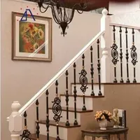New Contemporary Metal Stair Handrail Suppliers Rose Gold Aluminum Handrail/Balustrade/Stair Railing Post