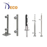 Industrial Manufacturer Railings and Handrails Stainless Steel Pipe Round Stair Handrail Handrail Post
