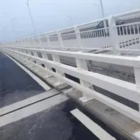 Rss-cb059 Powder coated steel anti crash bridge guardrail