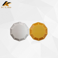 Wholesale,K-Lite Plastic road stud,polygon,waterproof,for road safety warningEN1463/ASTMDifferent Colorhighway Guardraildelineator