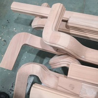 Chinese Processing Wood Hand Rail Stair Railing with Balustrades & Handrails
