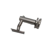 Adjustable Stainless Steel Handrail Bracket Modern Design Satin Mirror Finish Glass Deck Outdoor Wall Railings Staircase Villa