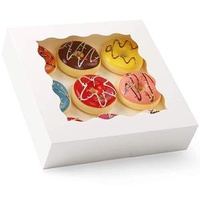 Hot Sale Cake Boxes Various Sizes White Bakery Boxes Pastry Cake Boxes with Window