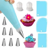 Baking Tools 1set Icing Piping Bags 6/12 Numbered Cake Frosted Flower Mouth Decorations Reusable Cream Pastry Bag
