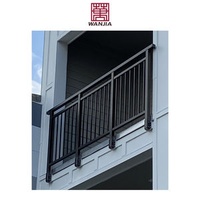 Modern Design Balcony Outdoor Aluminum Stairs Handrail Aluminum Balustrades Handrails