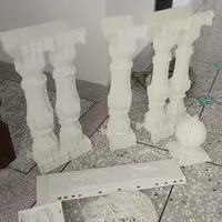 European Roman Column Molds Luxury Villa Fence Balcony Guardrail Mold Cast-in-place Cement Column Home Garden Railing Building