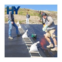 20 Mil High-Density Polyethylene (HDPE) Geomembrane Liner Resistance Environmental Stress Ponds Fish Ponds Dams PVC EPDM