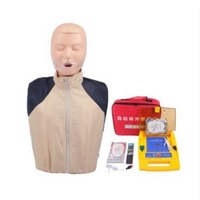 DARHMMY Medical Science CPR Manikin Half Body Simulated Dummy With AED Defibrillation