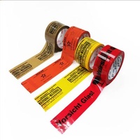 Recyclable Custom Printed BOPP Packaging Tape With Logo Tape Heavy Duty Shipping Box And Gun Compatible Dispenser
