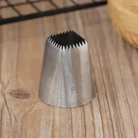 Baking Tools #F01 Large Size Square Shape Piping Nozzle Cake Cream Decoration Stainless Steel Icing Tips Cupcake Pastry