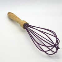 Viable Wooden Handle Beater Wooden Handle Household Pastry Mixer Household Pastry Mixer Tableware Kitchen Tools Wooden Beater