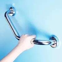 Bath Accessory Set 201/304 Handle Bathroom Shower Handrail Bathrooms Wall Hanging Toilet Stainless Steel Bathtub Arm Safety MJ618141