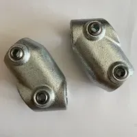 Safety Handrail System 21.3-48mm Galvanised Adjustable Tee 30-60 Degree