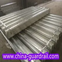 Zinc Coating Barrera Vial Aashto M180 W Beam Highway Guardrail