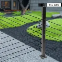 Foshan Factory Stain Stainless Steel Cable Railing Steel Handrail