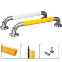 Wholesale Toilet Bathroom Handrail Wall Safety Handrail Grab Bar for Disabled Accessible Toilet