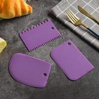 Viable Plastic Bowl Scraper Silicone Pastry Scraper Pastry Scraper Silicone Cake Scraper