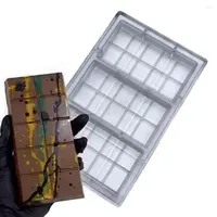 Baking Tools Polycarbonate Chocolate Mould Professional Molds For Candy Bonbons Bar Dubai Pastry Bakery Utensils