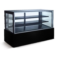 Marble Base Refrigerated Bakery Display Case With LED Lights For Pastry And Cafe