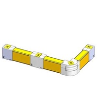 Elastic Combination Guardrail for Landing protection