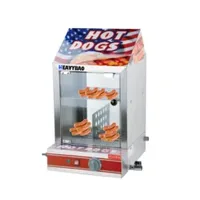 Heavybao Stainless Steel Square Shaped Hot Dog Warmer Warming Showcase Pastry Warm Bakery Showcase for Restaurant