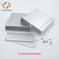 LENWA ALUMINIUM Factory Direct Manufacturer OEM Custom Sustainable Extruded Aluminum Junction Box Enclosures for Electronics